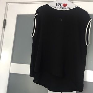 Black Crepe Top